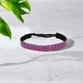thumbnail image 6 of Unique Bargains 1 Pc Adjustable Rhinestone Headbands for Women Rose Pink, 6 of 6