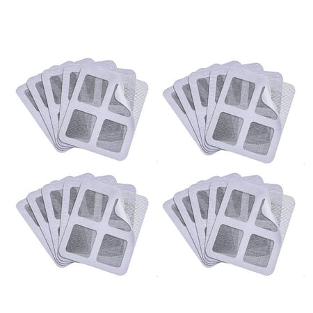 

Protable Door Window Screen Repair-Tape Fiberglass Mesh Covered Repair-Roll Kit Strong Adhesive Window Screen Patch Instant Paste 30/50/100PCS