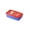 Blue, variant on Bento Box,3 Compartment Microwave Safe Plastic Food Container with Spoon & Fork,Office Daily Meal Prep,Picnic Carry Container,Home Food Storage,Blue