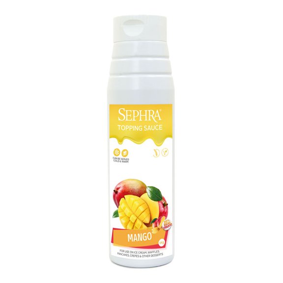 Sephra Topping/Dessert Sauce - 2.2lb Squeezy Bottle (Mango)