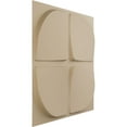 thumbnail image 2 of Ekena Millwork 19 5/8"W x 19 5/8"H Franklin EnduraWall Decorative 3D Wall Panel, UltraCover Satin Smokey Beige (Covers 2.67 Sq. Ft.), 2 of 6