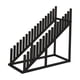 thumbnail image 5 of Estante para exhibición de azulejos, organizador de almacenamiento de materiales de construcción, soporte estable y resistente. Negro, 5 of 9