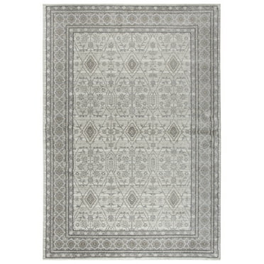 Rizzy Rugs Panache Area Rug PN6976 Beige Geometric Floral 3' 3" x 5' 3" Rectangle