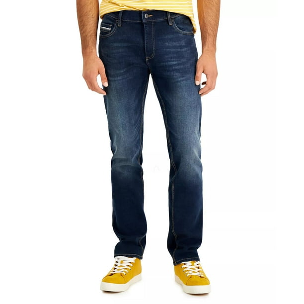 mens stone washed jeans