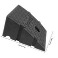 thumbnail image 4 of OULII 1Pcs Car Slope Ramp With -shaped Texture In Black Color For Outdoor Use, 4 of 5