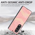 thumbnail image 6 of TECH CIRCLE for Samsung Galaxy Z Fold 4 7.6" 2022 Folding Case, Premium PU Leather with Wireless Charging Heavy Duty Full Body Protective Case for Samsung Z Fold 4 Ladies & Women & Men, Pink, 6 of 10