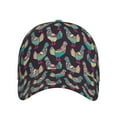 thumbnail image 2 of Yiaed Bohemian Chicken Print Cap Adjustable Size for Running Workouts and Outdoor Activities All Seasons, 2 of 5