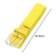 thumbnail image 3 of Yesbay Elastic Baseball Softball Belt Adjustable Length Alloy Buckle Belt Imitation Leather Belt, 3 of 8