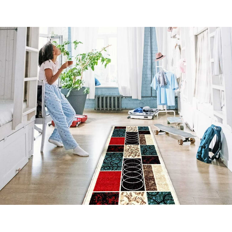 DEXI Kitchen Rugs anti Fatigue Mats for Floor Cushioned Runner Rug Non Skid  Comf