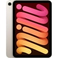 thumbnail image 1 of Apple iPad mini (A17 Pro): Apple Intelligence, 8.3-inch Liquid Retina Display, 256GB, Wi-Fi 6E + 5G Cellular, 12MP Front/12MP Back Camera, Touch ID, All-Day Battery Life — Starlight, 1 of 8