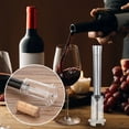 thumbnail image 4 of Ohmyroo Portable Needle Air Pressure Wine Opener Set Compact Bar Tool With Foil Cutter Vacuum Stopper And Pourer, 4 of 6