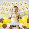 thumbnail image 4 of Bananas Party Decoration, One Is Bananas Backdrop Theme First Birthday Photo Banner Number 1 Foil Balloons Latex Balloons Let's Go Bananas 1st Bday Decorations for Kids First Birthday, 4 of 7