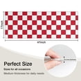thumbnail image 5 of Red and White Checkered Pattern Kitchen Rug Mat,Kitchen Runner Rugs Non Skid Washable,Decorative Kitchen Floor Mats for Kitchen,Sink,Laundry,17"X47", 5 of 5