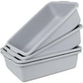 thumbnail image 7 of Ramddy 4 Pack 32 Liter Commercial Bus Tubs, Grey Plastic Bus Bin, Extra Large Dish Basin, 7 of 7