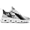 thumbnail image 2 of Coolcustomize Men's Road Runnig Shoes Non-Slip Lightweight Fashion Skull Rose Walking Sneaker Athletic Cool Cushioned Sport Shoes for Women, 2 of 6