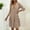 Khaki, variant on Shift Dresses for Women V Neck 3/4 Sleeve Loose Office Work Casual Dress 2026 Army Green L