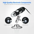 thumbnail image 3 of 1600X USB Digital Portable Microscope for Industrial View Hand-held Detecting with Adjustable 8 LED Lights Magnifier, 3 of 8