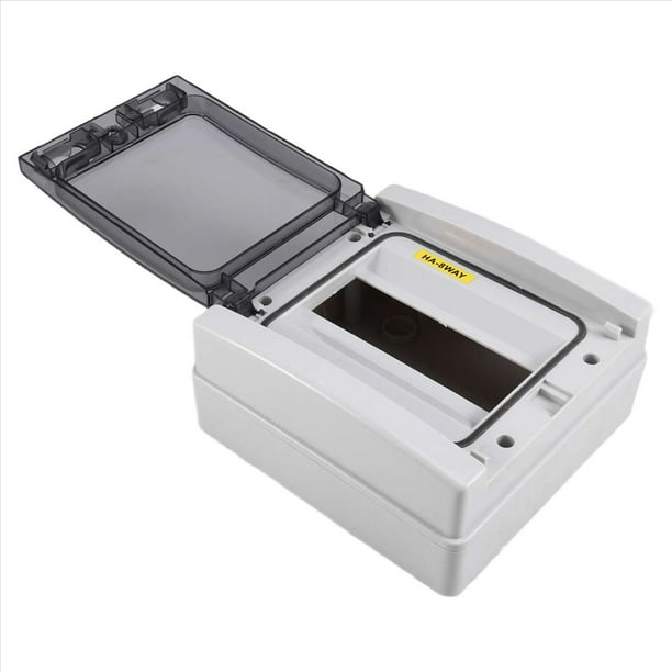 Caja de Conexiones Serie HA de 8 Vías, IP65, Resistente Al Agua, para Exteriores, de Plástico, para Interruptores Automáticos.