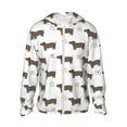 thumbnail image 2 of Lsque Dachshund Dog Puppy UPF 50+ Lightweight Sun Protection Men's Women's Long Sleeve Shirt, Hoodie Performance -Large, 2 of 9