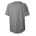 thumbnail image 2 of MLB Miami Marlins Men's Gray Cooperstown Full Button Jersey, 2 of 2