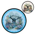 thumbnail image 2 of Indoor 12' Voice-Activated Luminous Decoration Wall Clock With LED Night Light Garden, 2 of 8