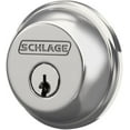thumbnail image 5 of Schlage B60 Single Cylinder Grade 1 Deadbolt from The B-Series, Polished Chrome, 5 of 7
