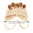 thumbnail image 3 of Baby Knitting Hat Winter Keep Warm For Toddler  Fawn Ears Figure, 3 of 4
