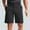 Black, variant on 1PCS Men's Solid Color Straight Barrel Trekking Shorts, Button Waist with Pockets, Outdoor Casual Cargo Shorts for Hiking Camping and Travel Gray XXXL(XXXL)