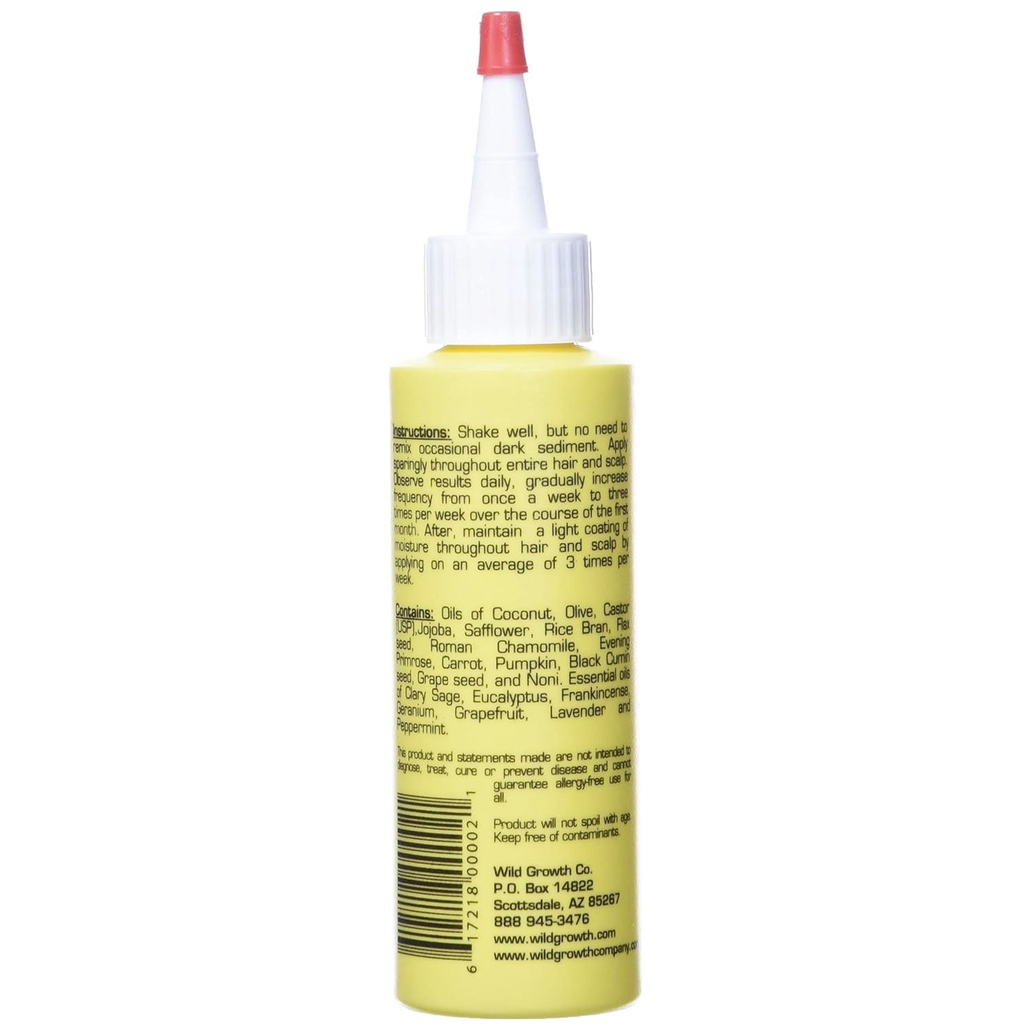 Wild Growth Light Oil Moisturizer 4 Oz, Pack of 2