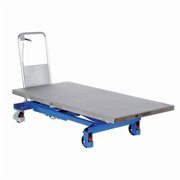 Vestil CART-1000-LD Hydraulic Single Scissor Cart- 63 x 31.5 in. - 1000 lbs