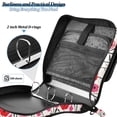 thumbnail image 4 of FORMRS Zipper Binder with Shoulder Strap 2-inch Ring 500 Sheet Capacity File Bag, Pink Floral, 4 of 5