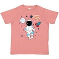 thumbnail image 3 of Inktastic Astronaut the Moon Spaceship and Shooting Star for Light Colors Boys or Girls Toddler T-Shirt, 3 of 5