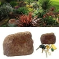 thumbnail image 2 of Weatherproof Resin Camouflage Stone Container Outdoor Hider For Garden Yard Secure Storage Discreet Designs, 2 of 8