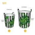 thumbnail image 3 of Fotbe Palm Greenery Cesto de Ropa con Asas, Cesto Impermeable de Gran Capacidad, Bolsa de Lavado para Dormitorio, Cesto de Ropa con Ruedas y Asas-Medium, 3 of 6