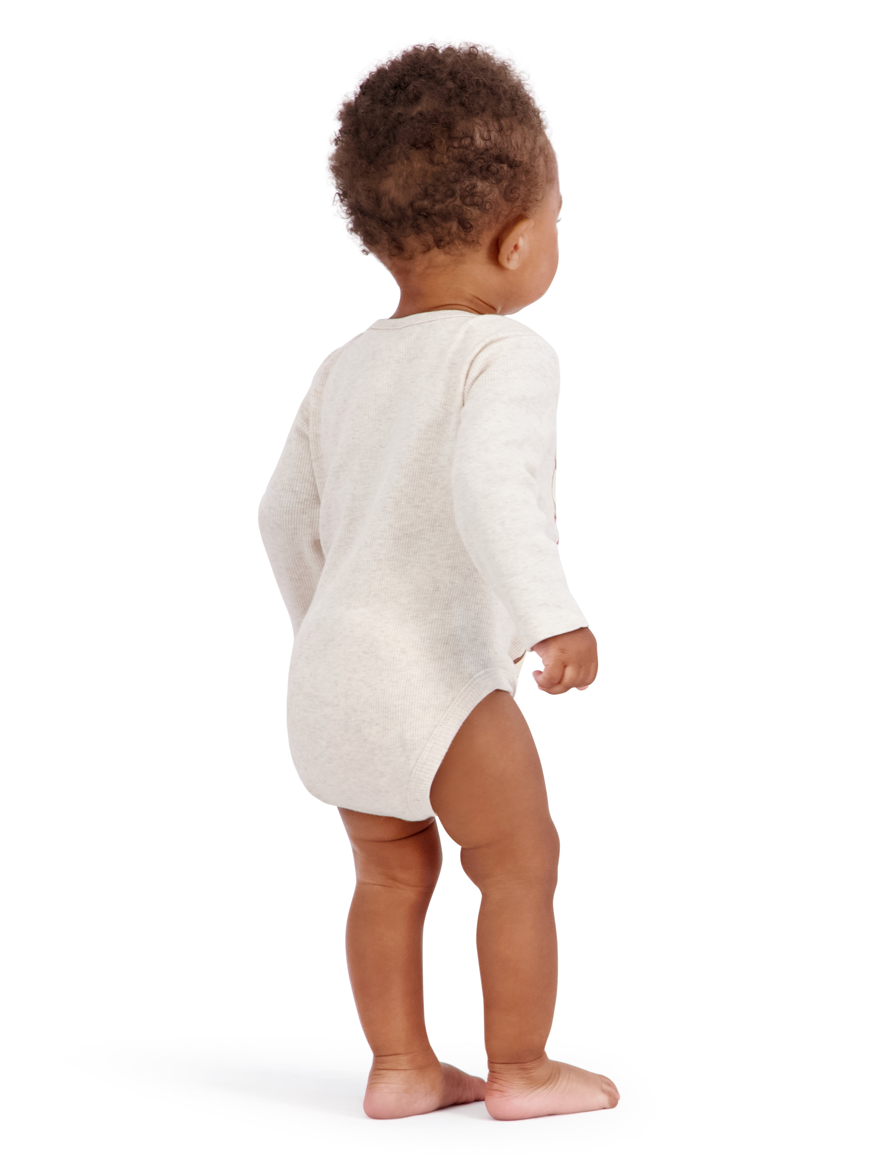 Winnie The Pooh Baby Boy 3 Pack Long Sleeve Bodysuits, Size 0-24 Months