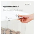 thumbnail image 3 of Citylife 54 Quart Stackable Storage Plastic Storage Box with Tight Locking Lid Clear Storage Box Chest, Plastic Container for Organizing Clothes in Closet, 4-Pack, 3 of 8