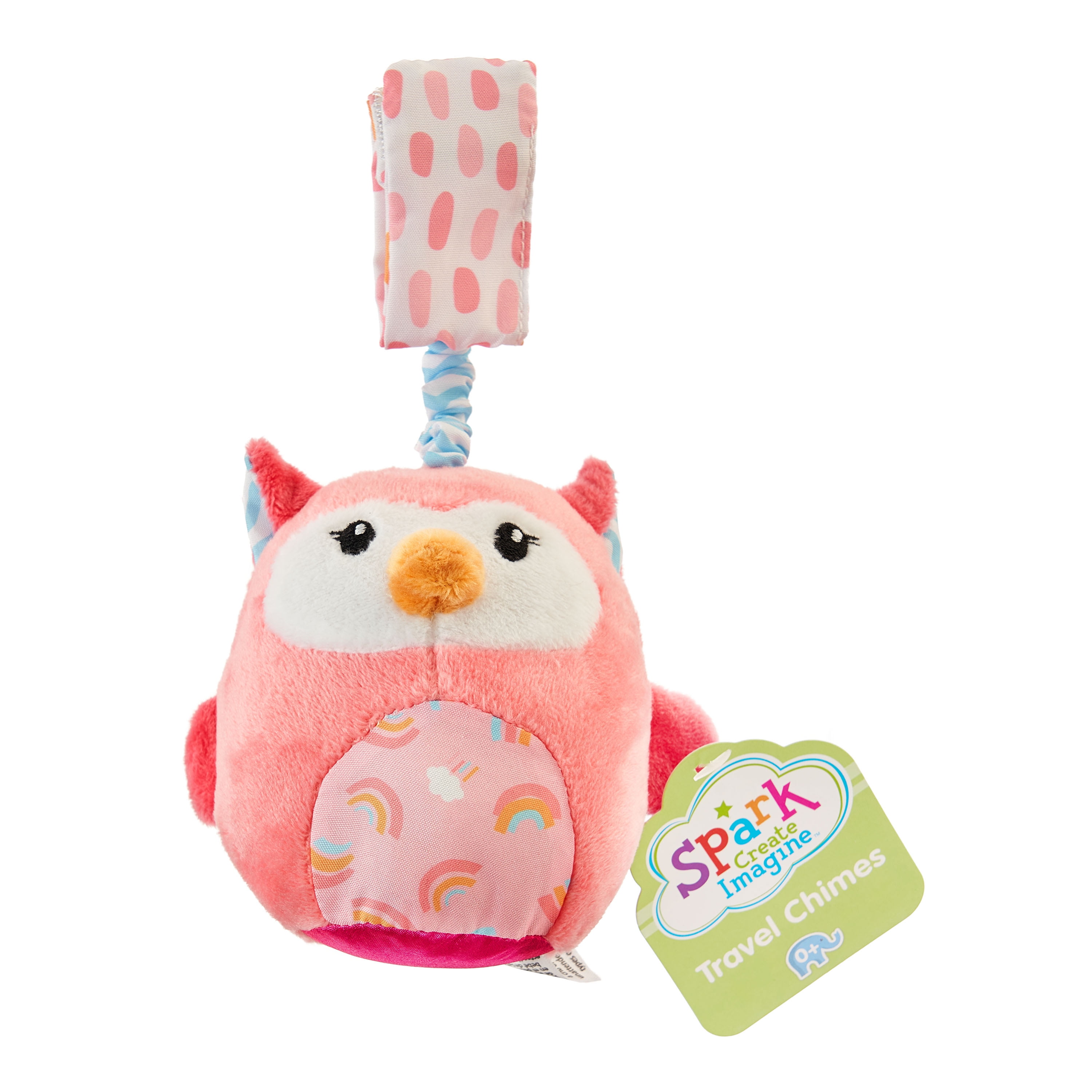 Spark Create Imagine Travel Chime, Pink Owl