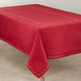 thumbnail image 2 of Saro Lifestyle Embroidered Holiday Tablecloth, 2 of 5