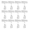 thumbnail image 1 of 12 Pcs Retail Sign Clips Plastic Sign Holder Clips Rotatable Price Sign Clips, 1 of 9