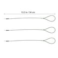 thumbnail image 2 of OULII 6Pcs Black Stainless Steel Wires for Home Use Strong Flexible Hanging Rope, 2 of 8