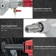 thumbnail image 4 of TROPOW Diamond Core Drilling Machine,Wet & Dry Handheld Concrete Core Drill Rig,1880RPM Stepless Speed 1-1/4" Thread Core Drill Rig with 2in Drill Bits for Concrete Brick Stone Block,1500W, 4 of 7
