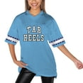 thumbnail image 2 of Women's Gameday Couture Light Blue North Carolina Tar Heels Until Kickoff Rhinestone Fashion T-Shirt, 2 of 6