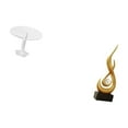 thumbnail image 4 of Escritorio redondo de casa de muñecas,Muebles de mesa redonda en miniatura para casa de muñecas 1 12,Escultura abstracta de fuego,Estatua de arte abstracto para decoración del, 4 of 7