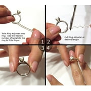 Easy Ring Adjusters - Quickly fit the size of your ring / band 3 sizes included