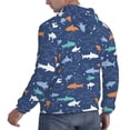 thumbnail image 3 of Hoodies for Men - Cute Shark Stars Blue Long Sleeve Comfrt Men'S Fashion Hoodies & Sweatshirts, Sweatshirts for Men Hoodies Pullover Clothing Clothes with Pouch, 3 of 7