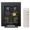 acurite 02008a1 color weather station with forecast, temperature, humidity, barometric pressure, intelli-time clock-full color