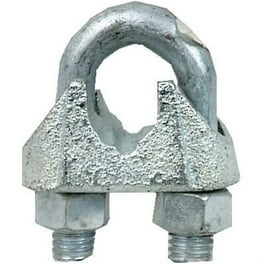 Campbell Electrogalvanized Malleable Iron Wire Rope Clip 1-1/16 in. L Campbell Electrogalvanized Malleable Iron Wire Rope Clip 1-1/16 in. L