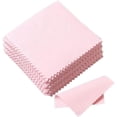 thumbnail image 1 of THJOPOKEEL Paño de limpieza de joyería, 100 piezas, microfibra para plata, oro, platino y relojes (Rosa), 1 of 4