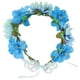 thumbnail image 1 of KAKOWELY Diadema con corona de flores de mariposa, tocado de niña con corona de flores bohemia, 1 of 5