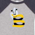 thumbnail image 4 of Inktastic Cute Bee Initial B Boys or Girls Baby Bodysuit, 4 of 5
